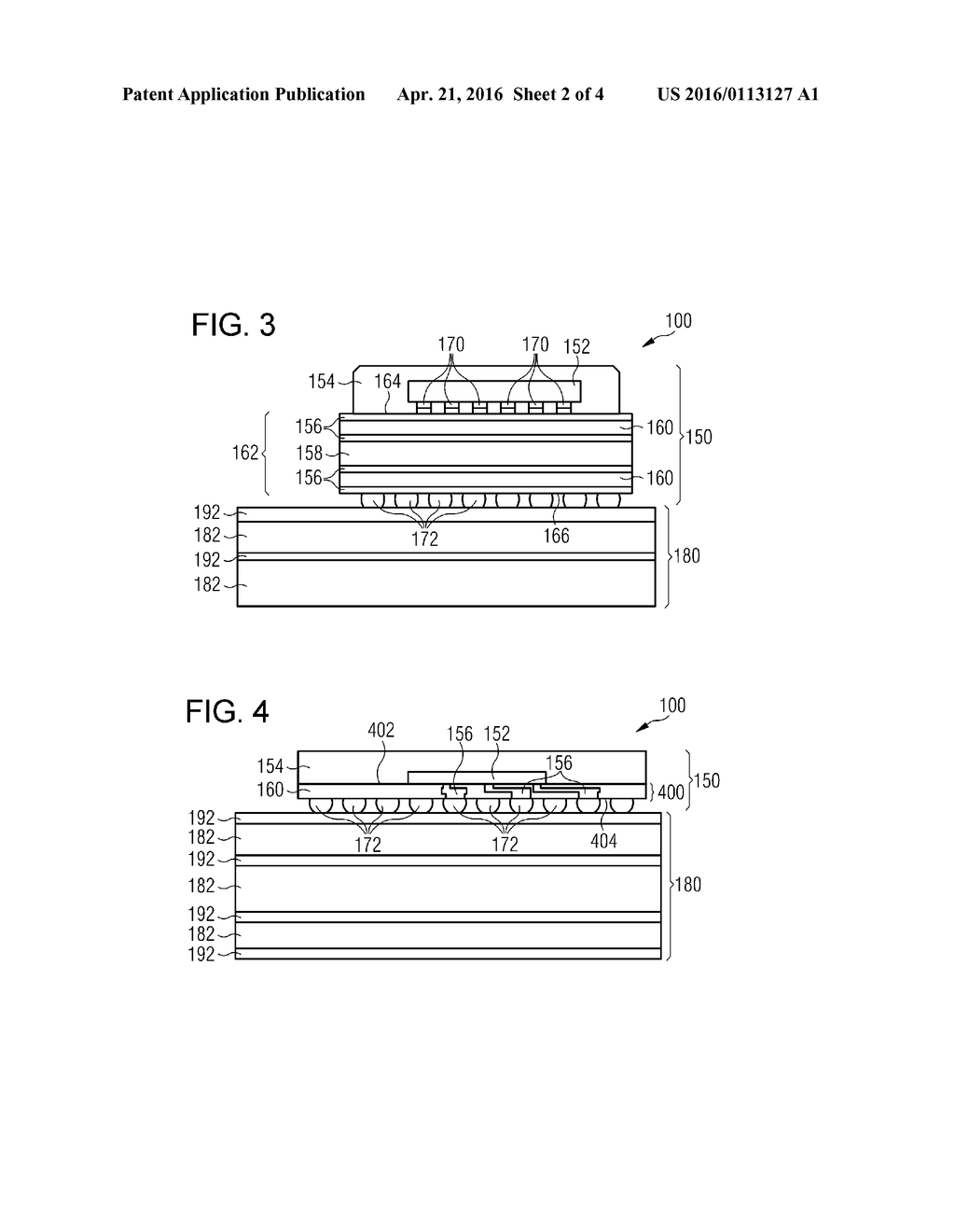 Electronic module having an electrically insulating structure with     material having a low modulus of elasticity - diagram, schematic, and image 03