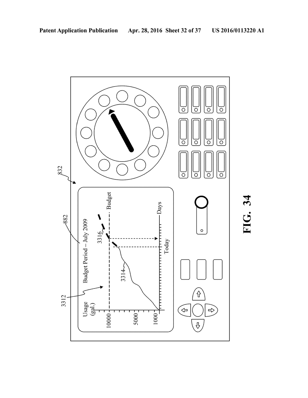 VOLUMETRIC BUDGET BASED IRRIGATION CONTROL - diagram, schematic, and image 33