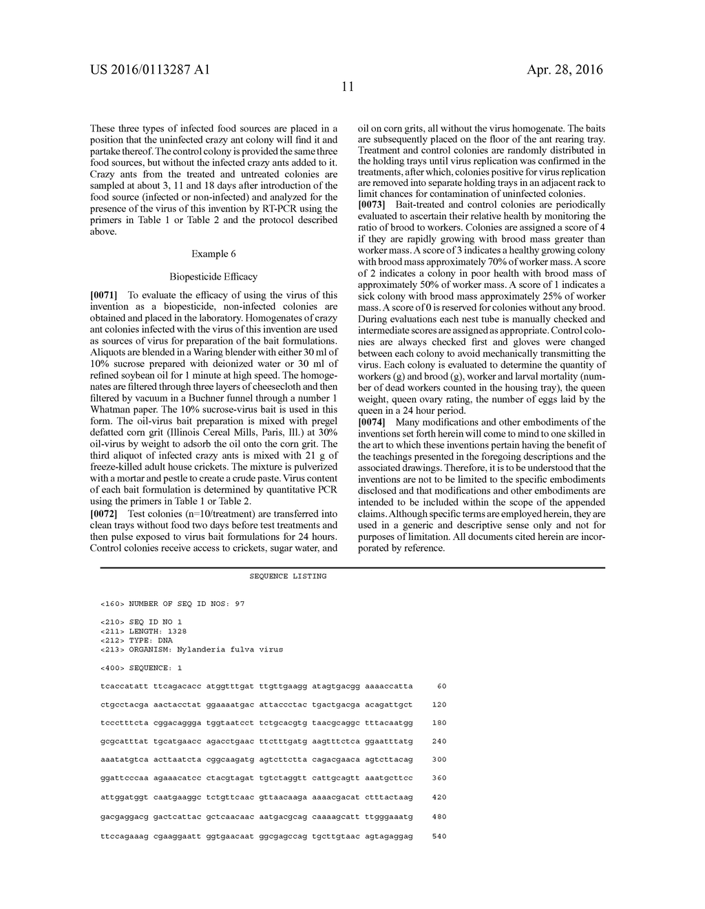 NOVEL NYLANDERIA PUBENS VIRUS - diagram, schematic, and image 12