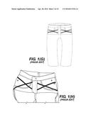 GARMENT WITH MULTILAYER INTERNAL ABDOMINAL SUPPORT PANELS diagram and image