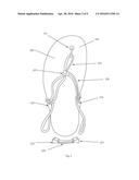 SANDAL STRAP ARRANGEMENT AND TENSIONING SYSTEM diagram and image