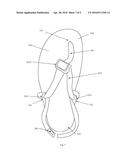 SANDAL STRAP ARRANGEMENT AND TENSIONING SYSTEM diagram and image