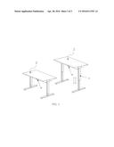 DRIVER FIXING DEVICE FOR ELECTRIC ADJUSTABLE STANDING DESK diagram and image