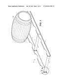 NESTING TRANSPORTABLE WINE BARREL RACK diagram and image