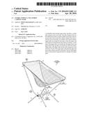 Sturdy, Compact, Collapsible Camping Chair diagram and image