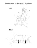 MALLEABLE SEAT BASE WITH DIFFERENTIATED ACCOMMODATION SECTORS FOR     PROTUBERANT AREAS APPLIED ON SEATS OF FURNITURE DESTINED TO ACCOMMODATING     INDIVIDUALS IN THE SEATED POSITION diagram and image