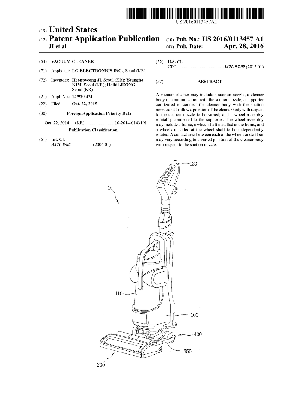 VACUUM CLEANER - diagram, schematic, and image 01