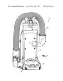 VACUUM CLEANER HAVING CYCLONIC SEPARATOR diagram and image