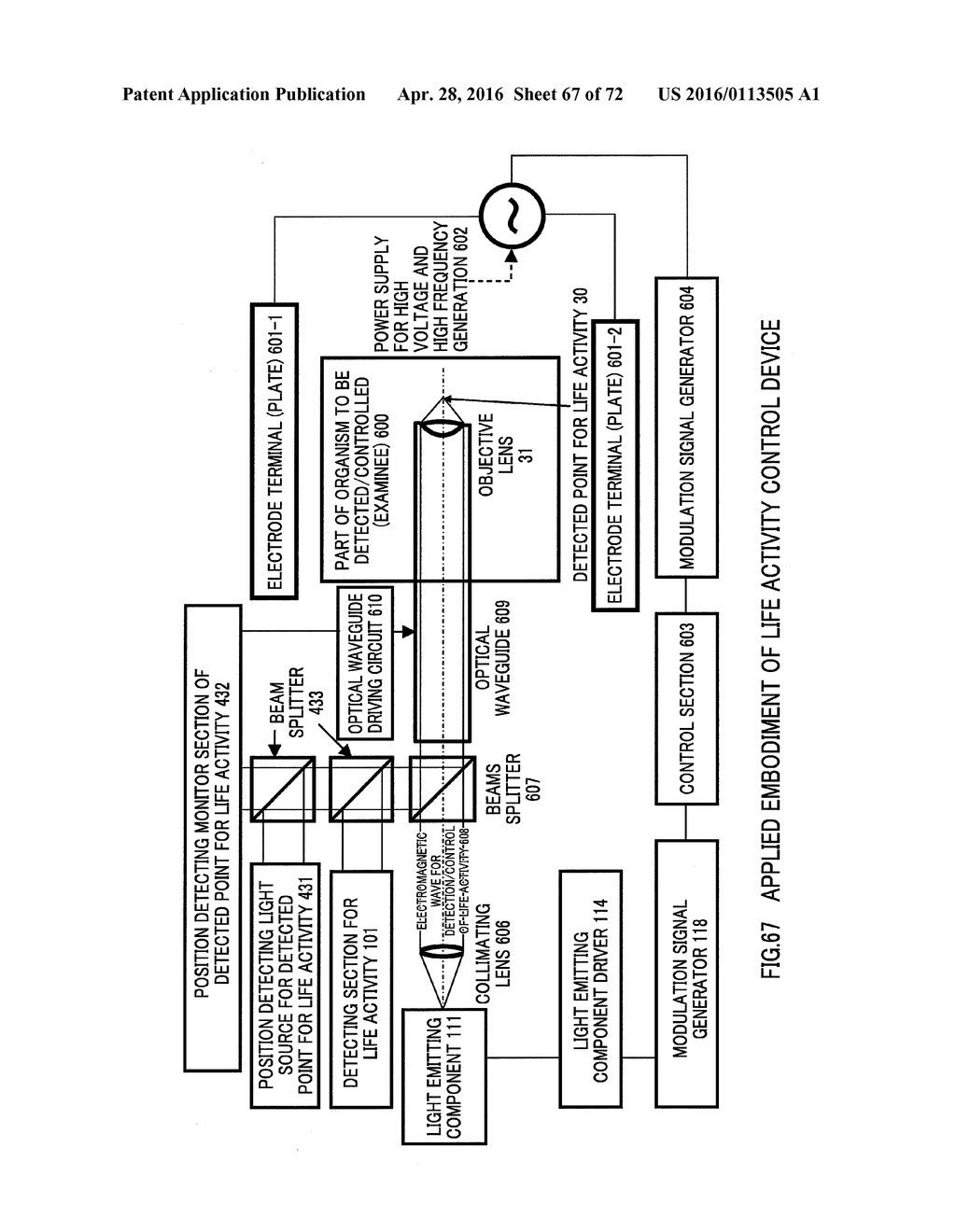 MEASURING METHOD OF LIFE ACTIVITY, MEASURING DEVICE OF LIFE ACTIVITY,     TRANSMISSION METHOD OF LIFE ACTIVITY DETECTION SIGNAL, OR SERVICE BASED     ON LIFE ACTIVITY INFORMATION - diagram, schematic, and image 68