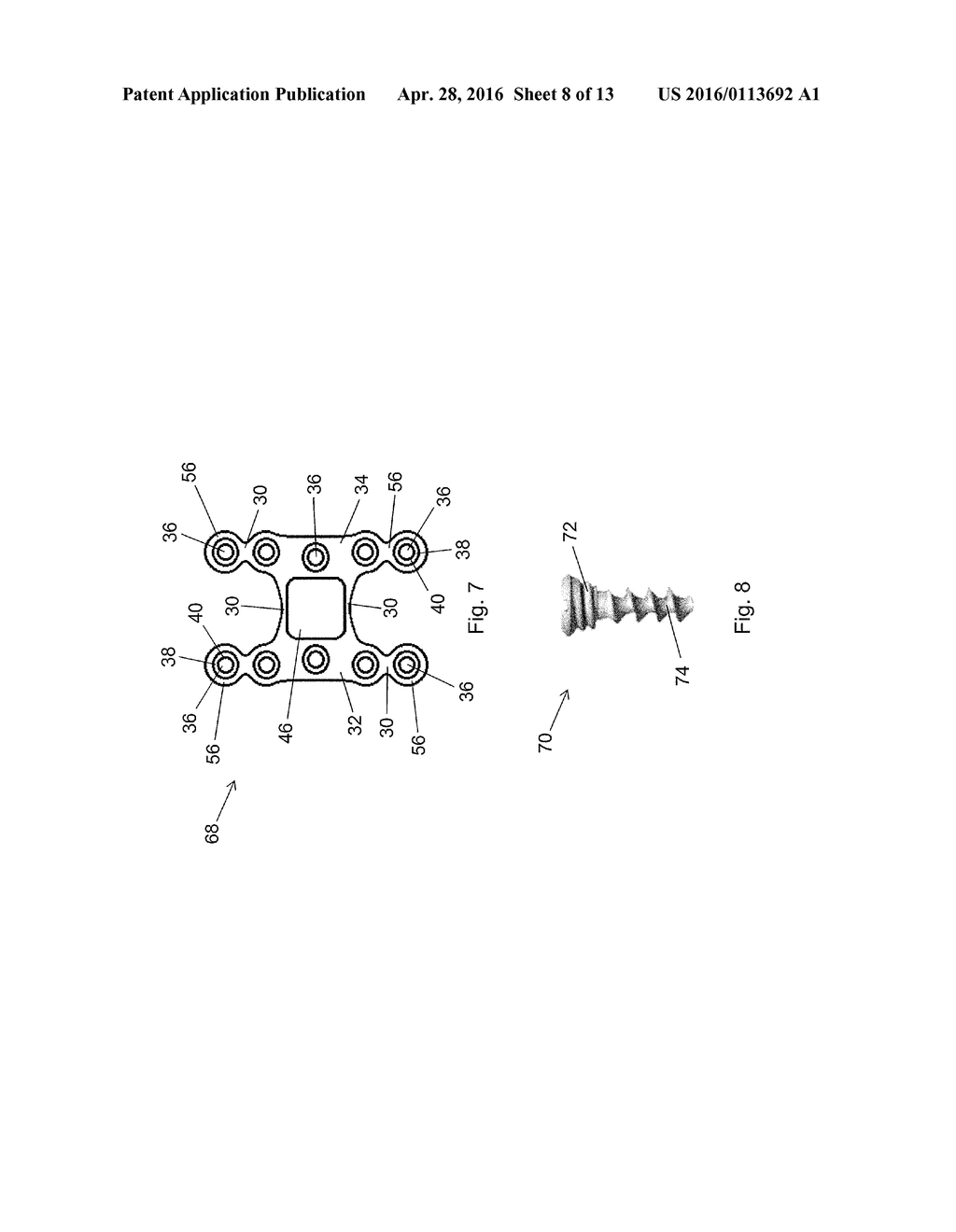 FIXATION ASSEMBLY WITH A FLEXIBLE ELONGATED MEMBER FOR SECURING PARTS OF A     STERNUM - diagram, schematic, and image 09