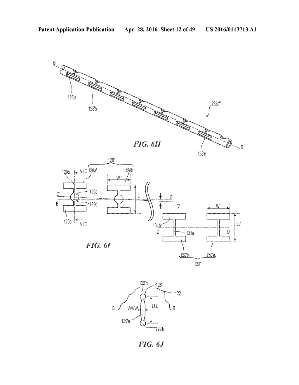 Catheter Apparatuses Having Multi-Electrode Arrays for Renal     Neuromodulation and Associated Systems and Methods - diagram, schematic, and image 13