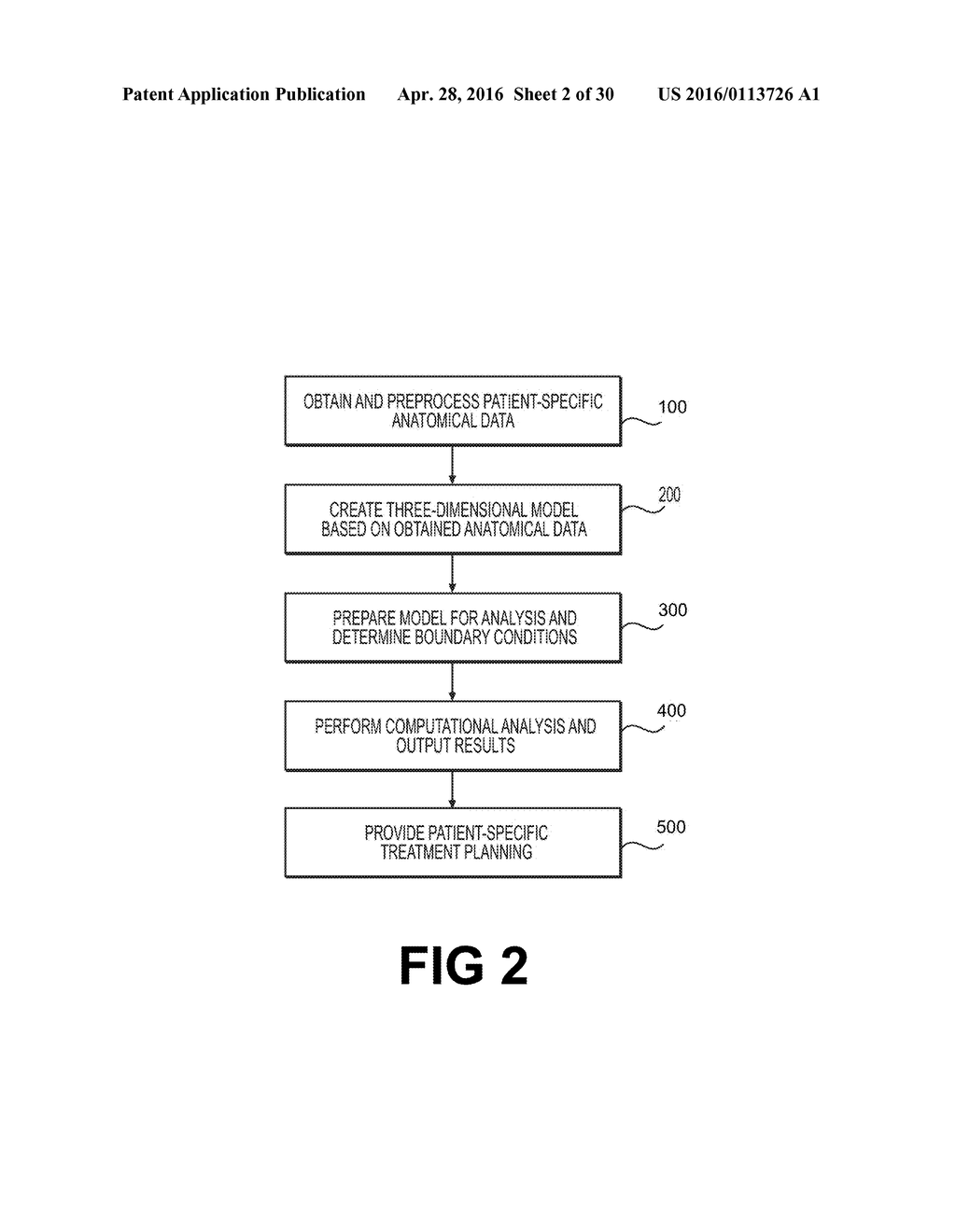 METHOD AND SYSTEM FOR IMAGE PROCESSING TO DETERMINE PATIENT-SPECIFIC BLOOD     FLOW CHARACTERISTICS - diagram, schematic, and image 03