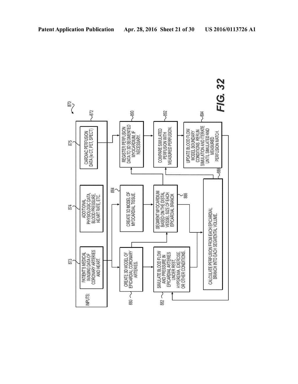 METHOD AND SYSTEM FOR IMAGE PROCESSING TO DETERMINE PATIENT-SPECIFIC BLOOD     FLOW CHARACTERISTICS - diagram, schematic, and image 22