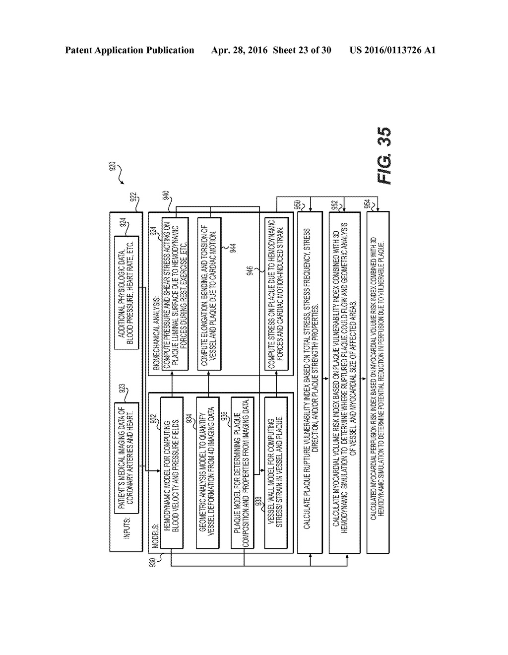 METHOD AND SYSTEM FOR IMAGE PROCESSING TO DETERMINE PATIENT-SPECIFIC BLOOD     FLOW CHARACTERISTICS - diagram, schematic, and image 24