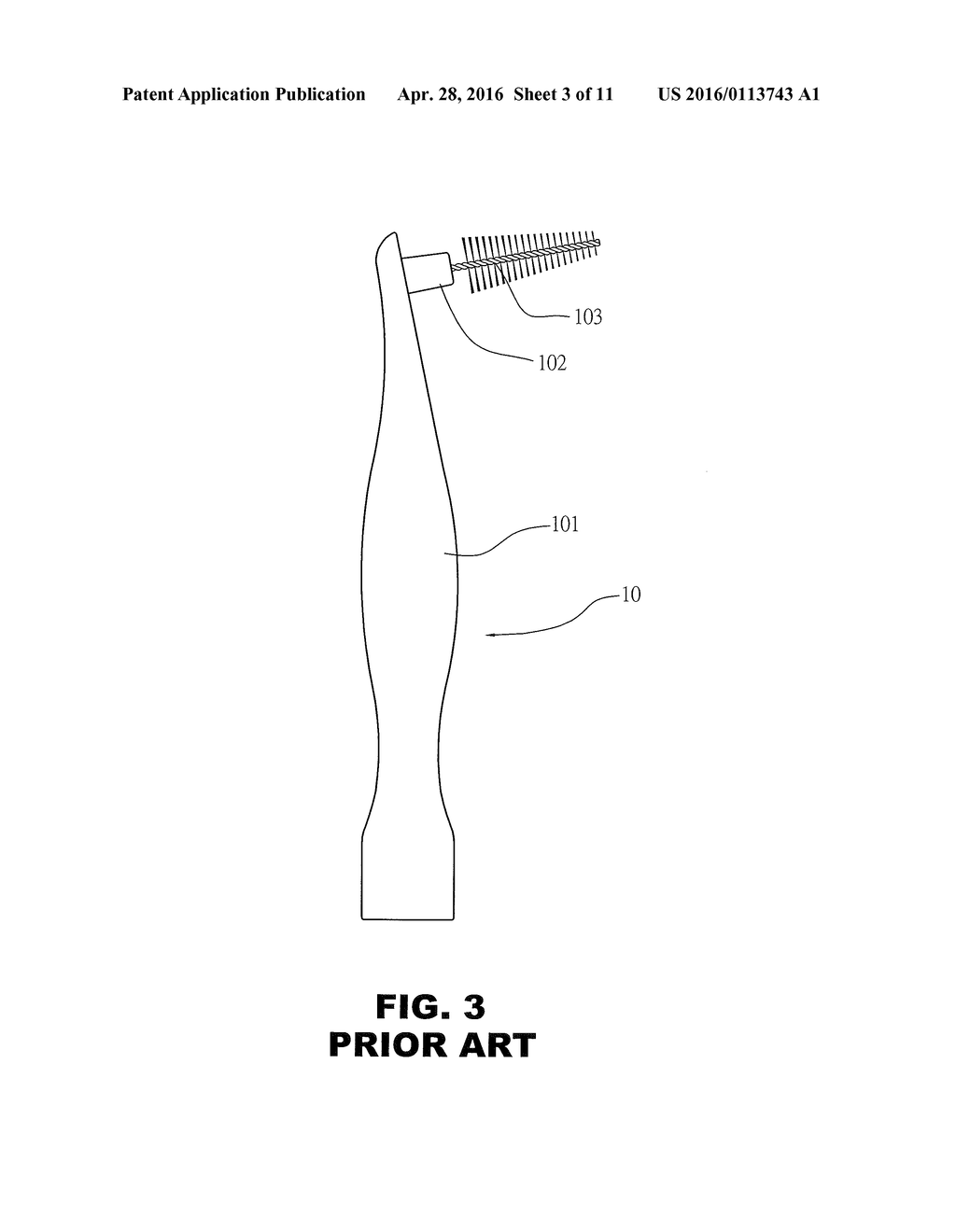 Interdental Brush with Adjustable Bending Angles - diagram, schematic, and image 04