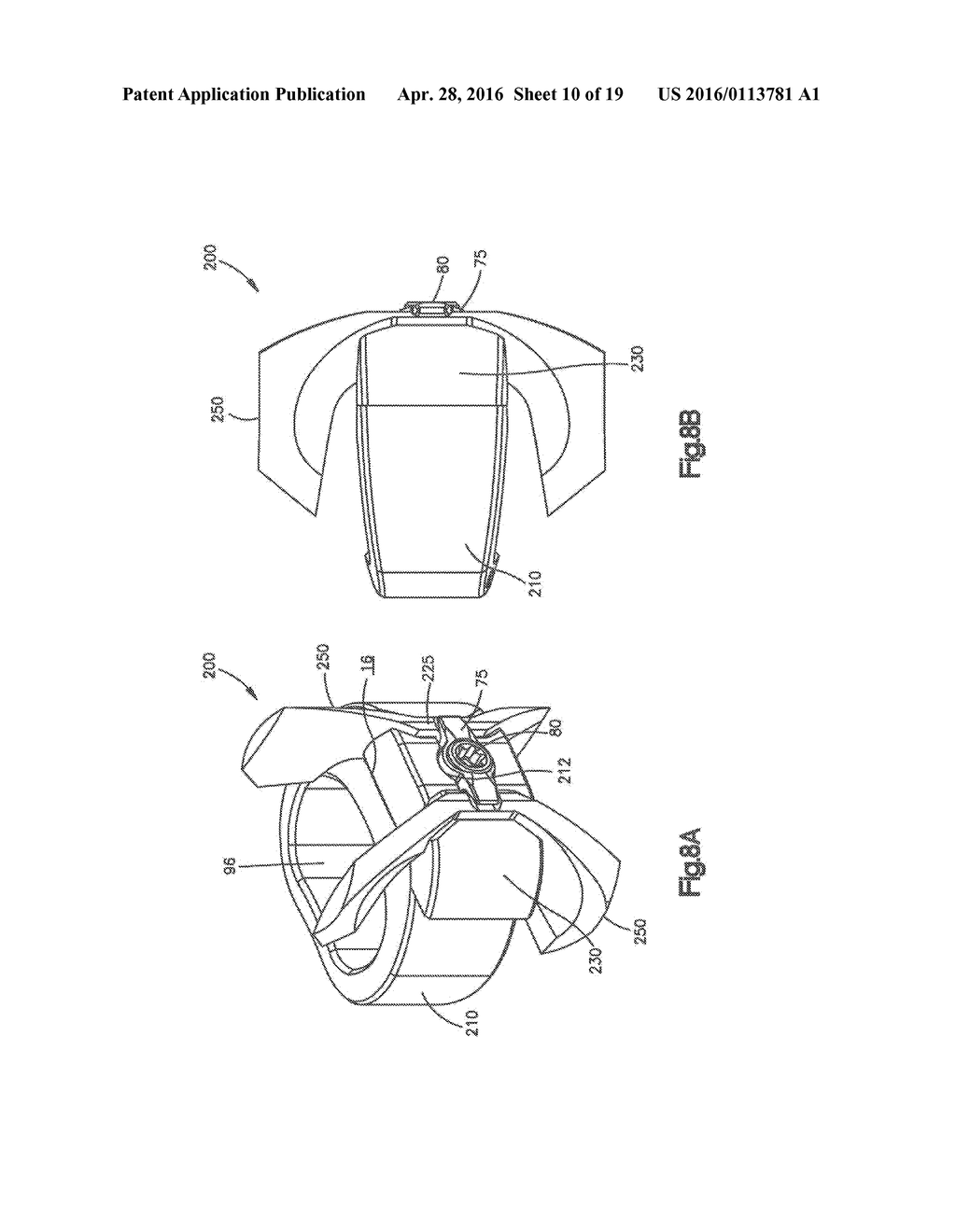 Intervertebral Implant with Blades for Connecting to Adjacent Vertebral     Bodies - diagram, schematic, and image 11