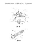 SPINAL IMPLANT CONFIGURED FOR MIDLINE INSERTION diagram and image