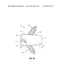 SPINAL IMPLANT CONFIGURED FOR MIDLINE INSERTION diagram and image