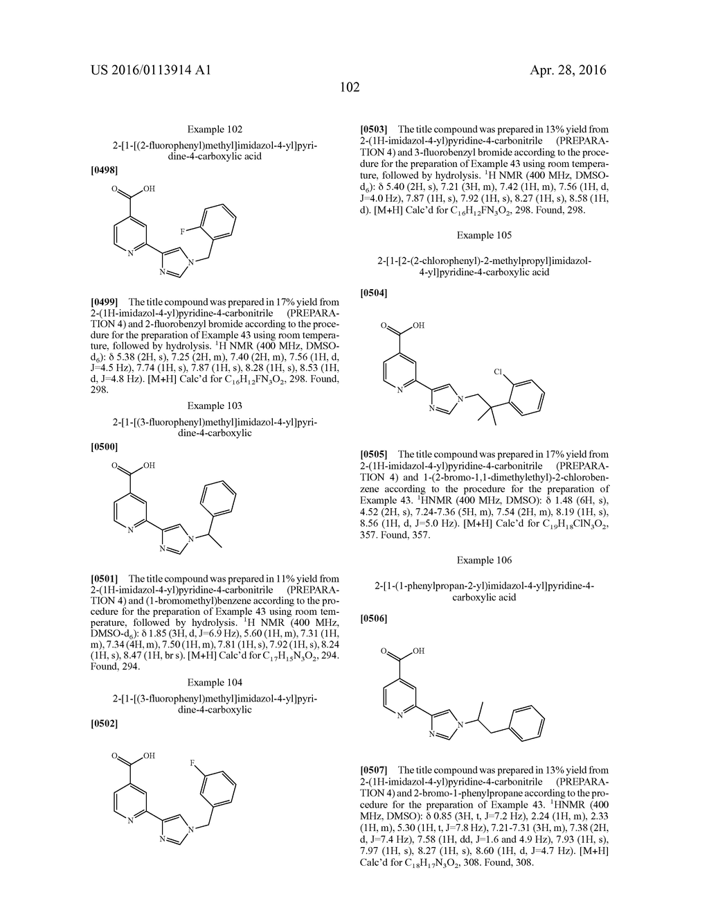 HISTONE DEMETHYLASE INHIBITORS - diagram, schematic, and image 103