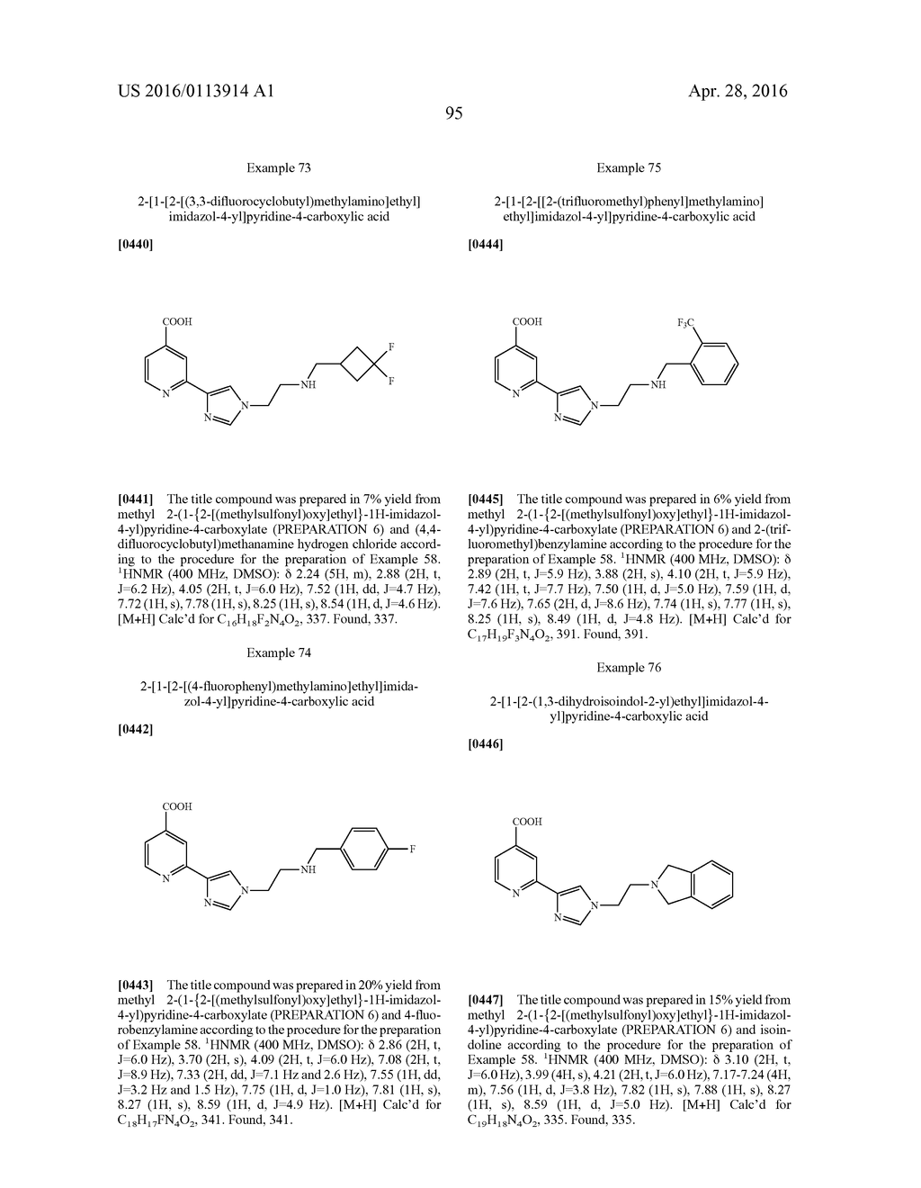 HISTONE DEMETHYLASE INHIBITORS - diagram, schematic, and image 96