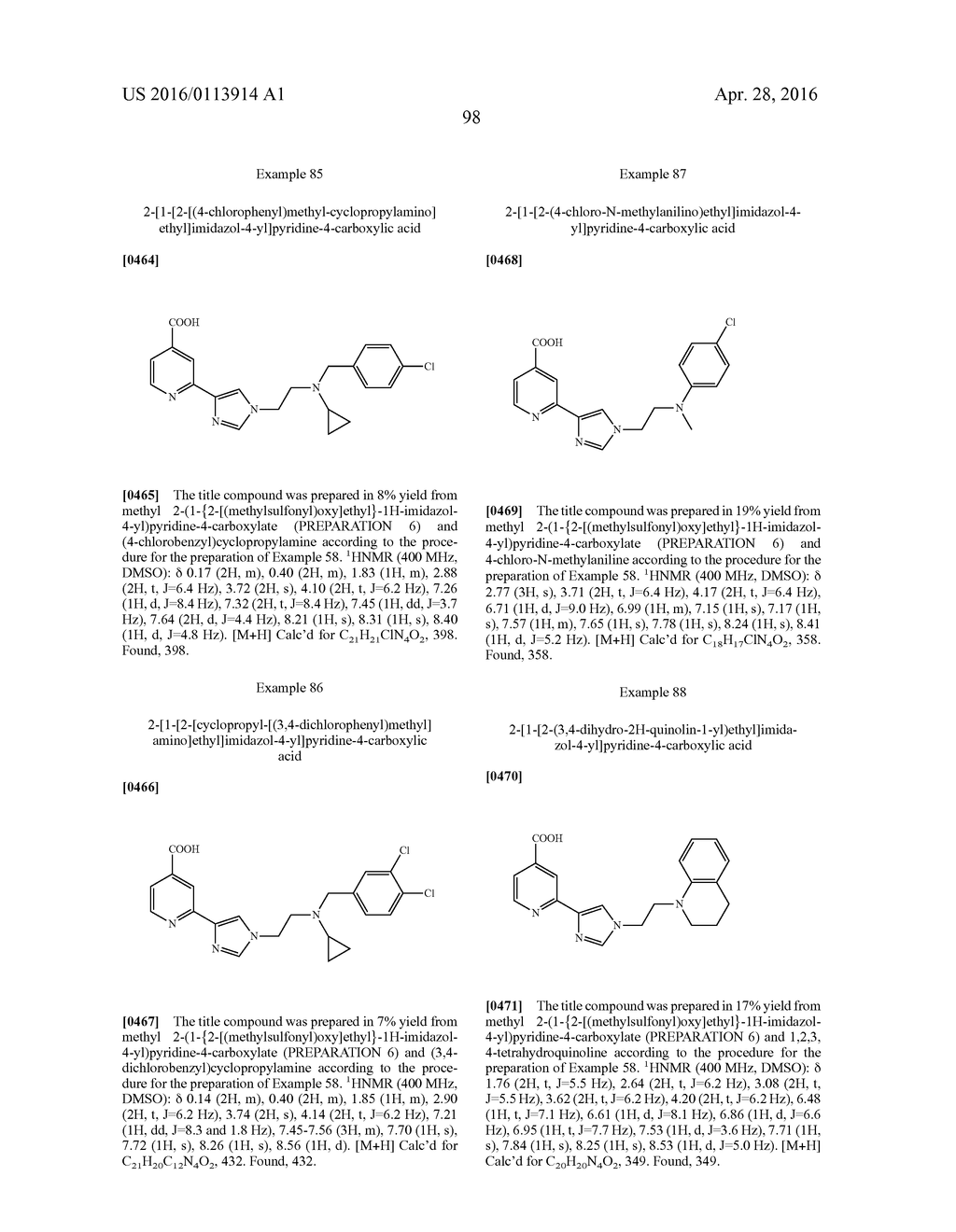 HISTONE DEMETHYLASE INHIBITORS - diagram, schematic, and image 99