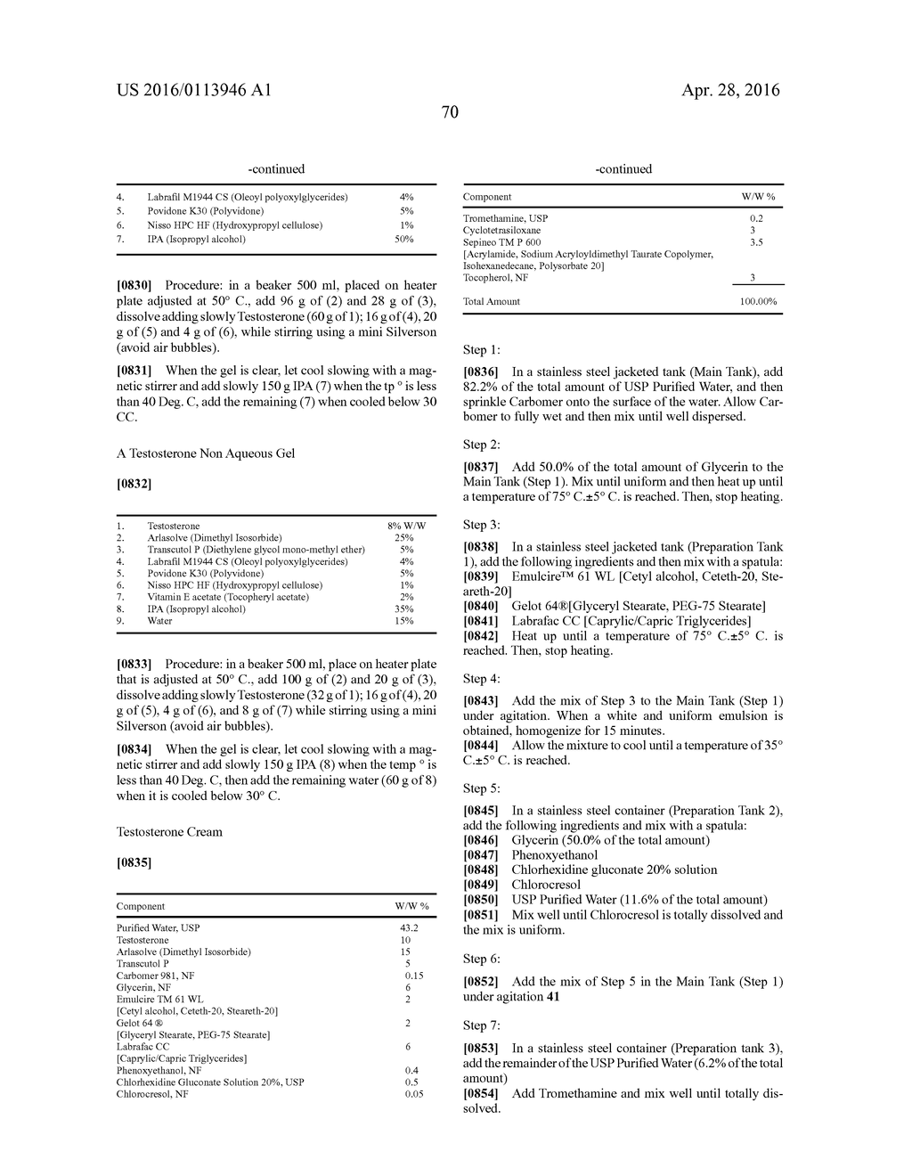 CONTROLLED RELEASE TOPICAL TESTOSTERONE FORMULATIONS AND METHODS - diagram, schematic, and image 100