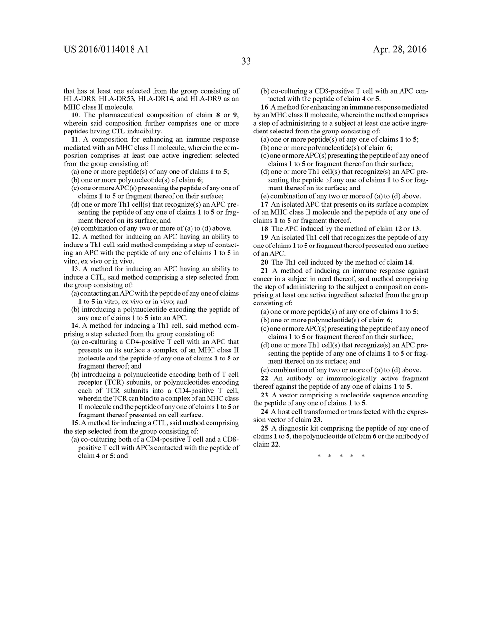 IMP-3 EPITOPE PEPTIDES FOR TH1 CELLS AND VACCINES CONTAINING THE SAME - diagram, schematic, and image 41