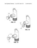 ANGULAR CAP FOR DISPENSING LIQUIDS diagram and image