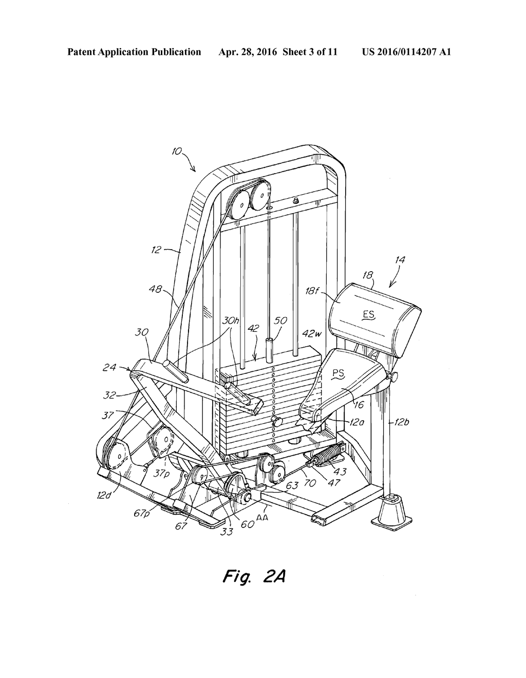 BACK EXTENSION EXERCISE APPARATUS - diagram, schematic, and image 04