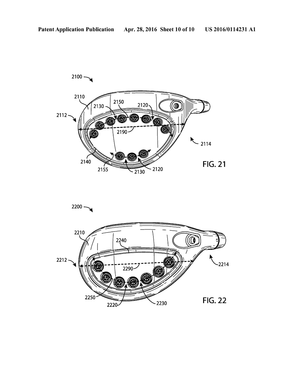 GOLF CLUB HEADS AND METHODS TO MANUFACTURE GOLF CLUB HEADS - diagram, schematic, and image 11