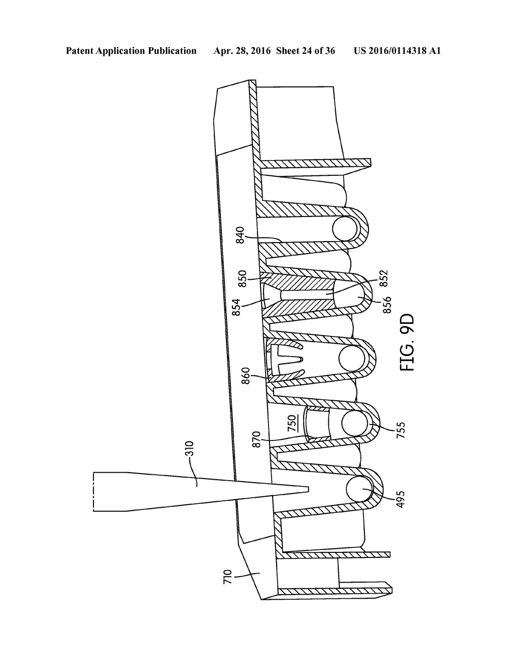 PLASTIC BODY CONFIGURED FOR ENGAGEMENT WITH AN AUTOMATED RECEPTACLE     TRANSPORT MECHANISM - diagram, schematic, and image 25