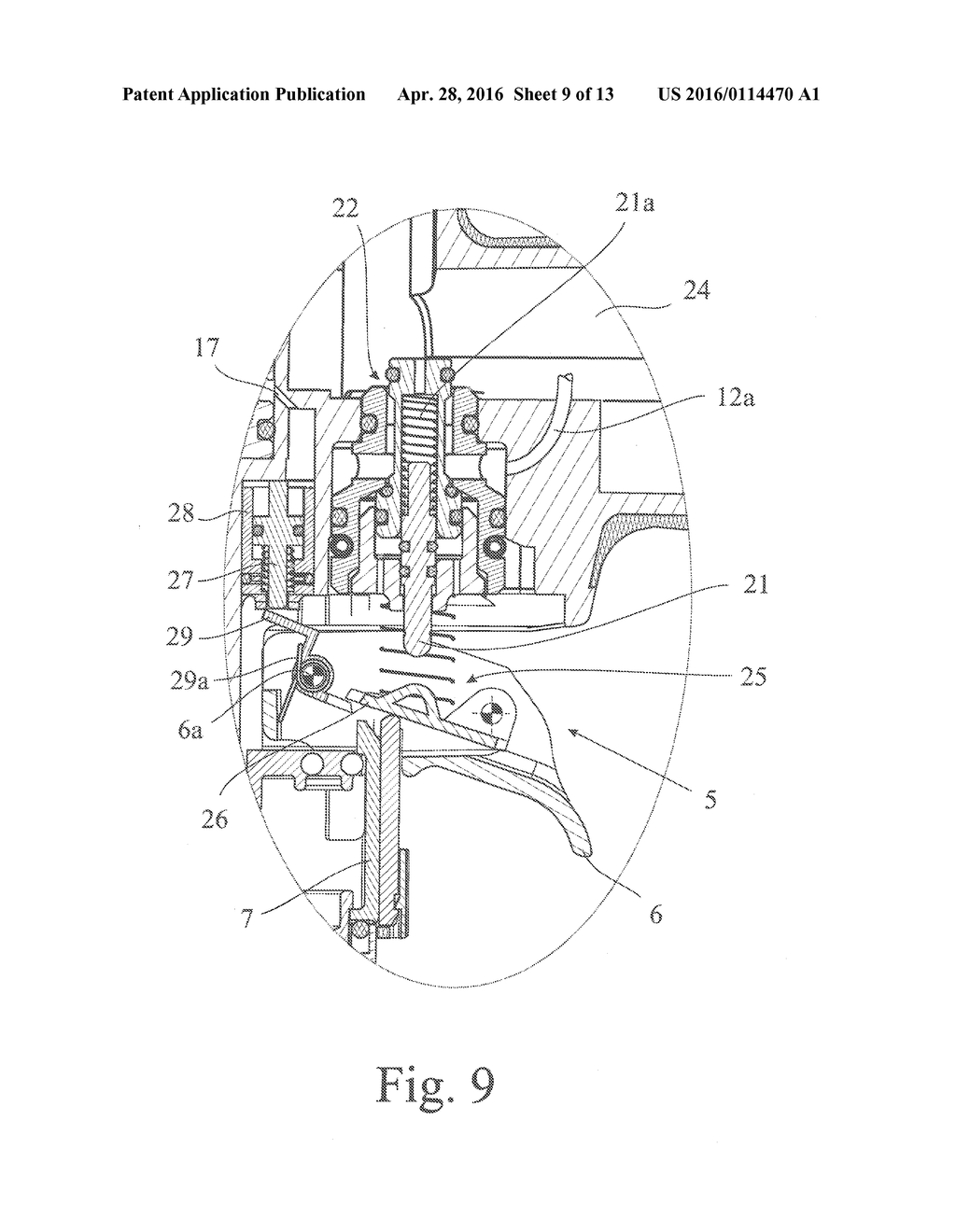 DRIVING TOOL FOR DRIVING FASTENING MEANS INTO A WORKPIECE - diagram, schematic, and image 10