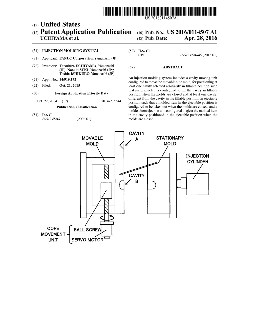 INJECTION MOLDING SYSTEM - diagram, schematic, and image 01