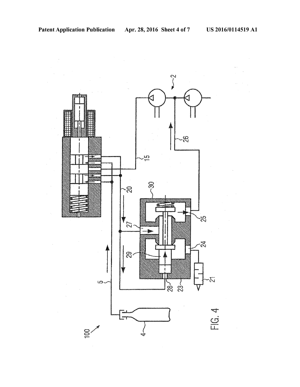 METHOD AND DEVICE FOR FORMING PLASTIC PREFORMS WITH CROSS-SECTION CHANGE     OF A VOLUME FLOW - diagram, schematic, and image 05