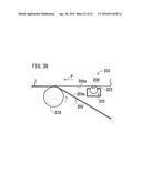 BONDING DEVICE FOR DECORATIVE MATERIAL, PRODUCTION DEVICE FOR COATED     ARTICLE, BONDING METHOD FOR DECORATIVE MATERIAL, AND PRODUCTION METHOD     FOR COATED ARTICLE diagram and image