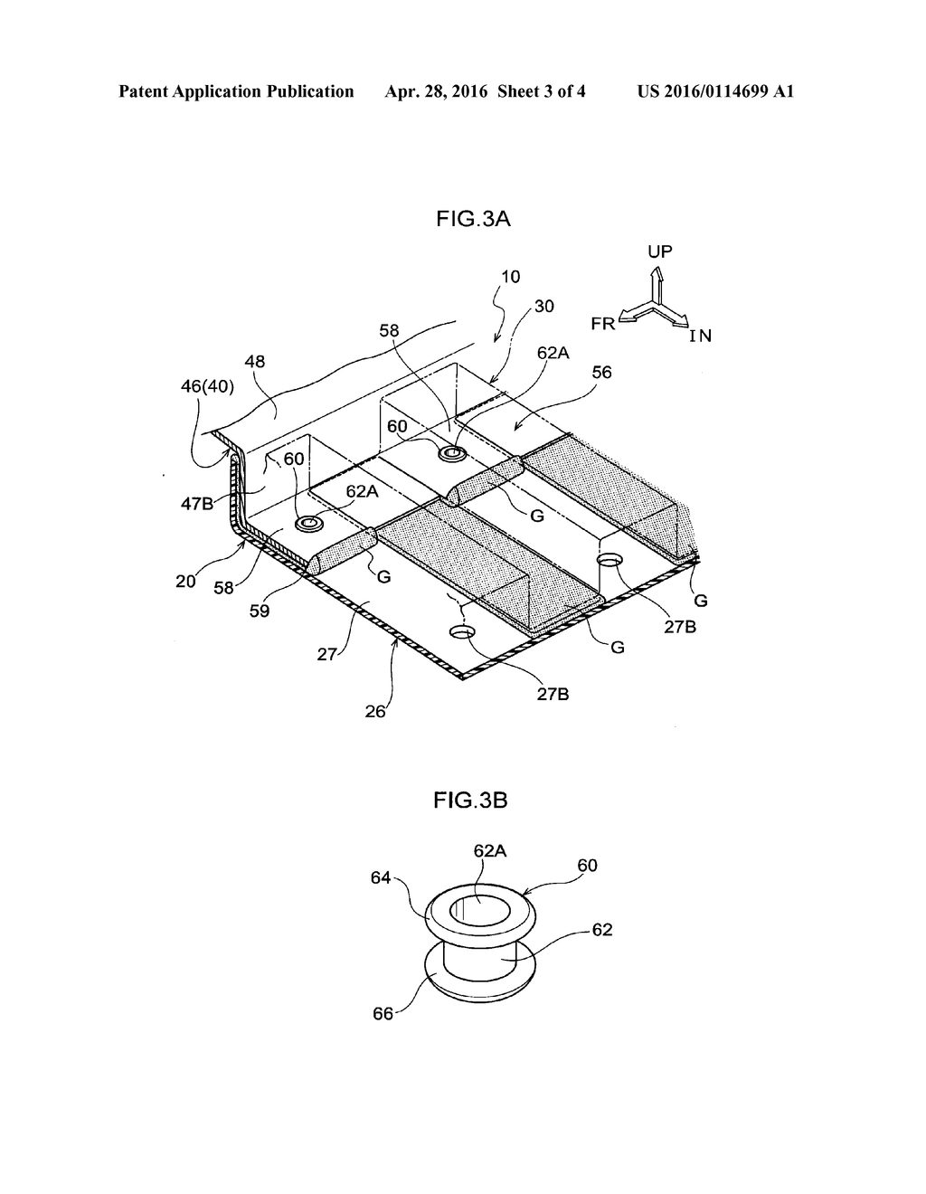 VEHICLE BATTERY MOUNTING STRUCTURE - diagram, schematic, and image 04