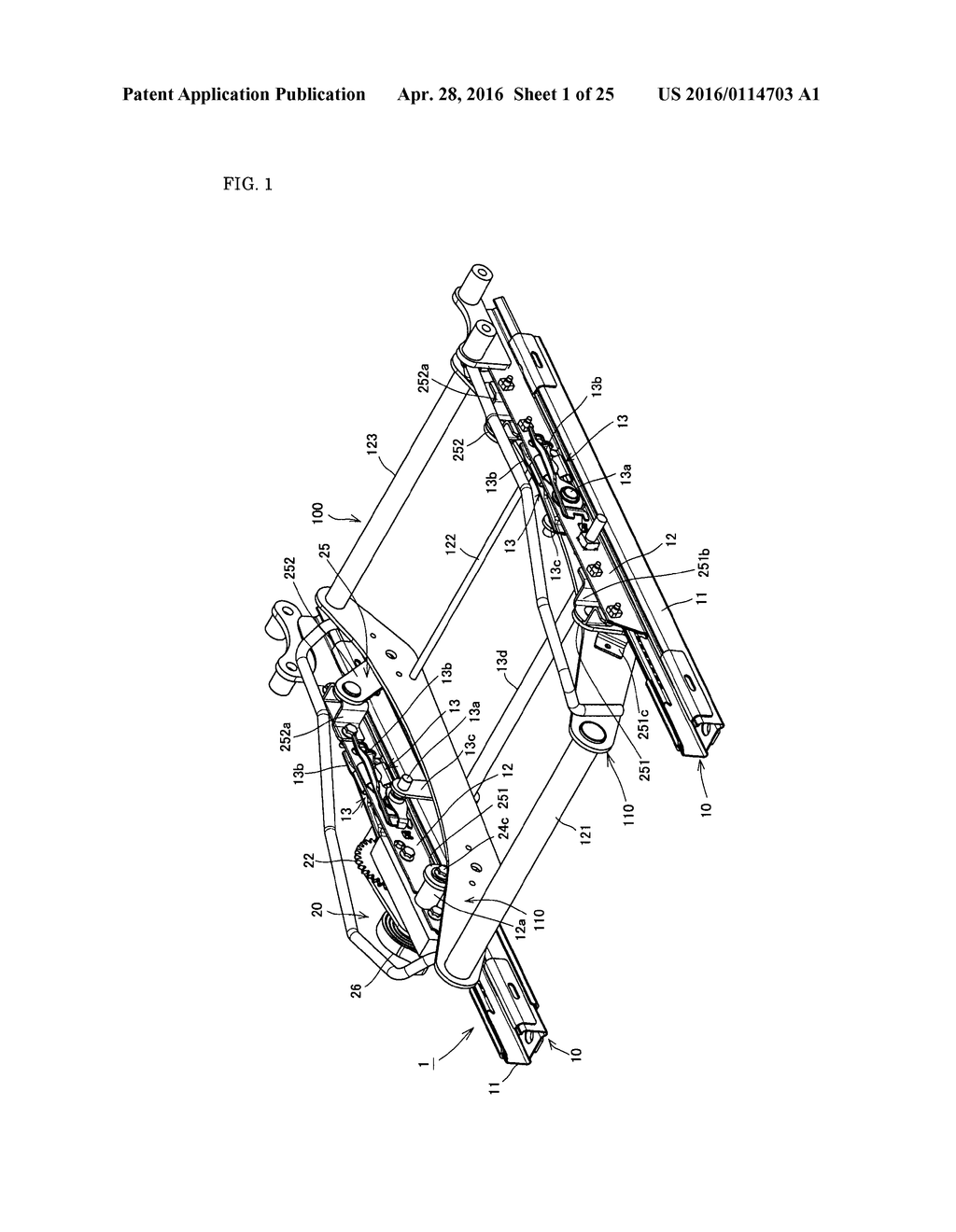 POWER SEAT SLIDE DEVICE AND VEHICLE SEAT - diagram, schematic, and image 02