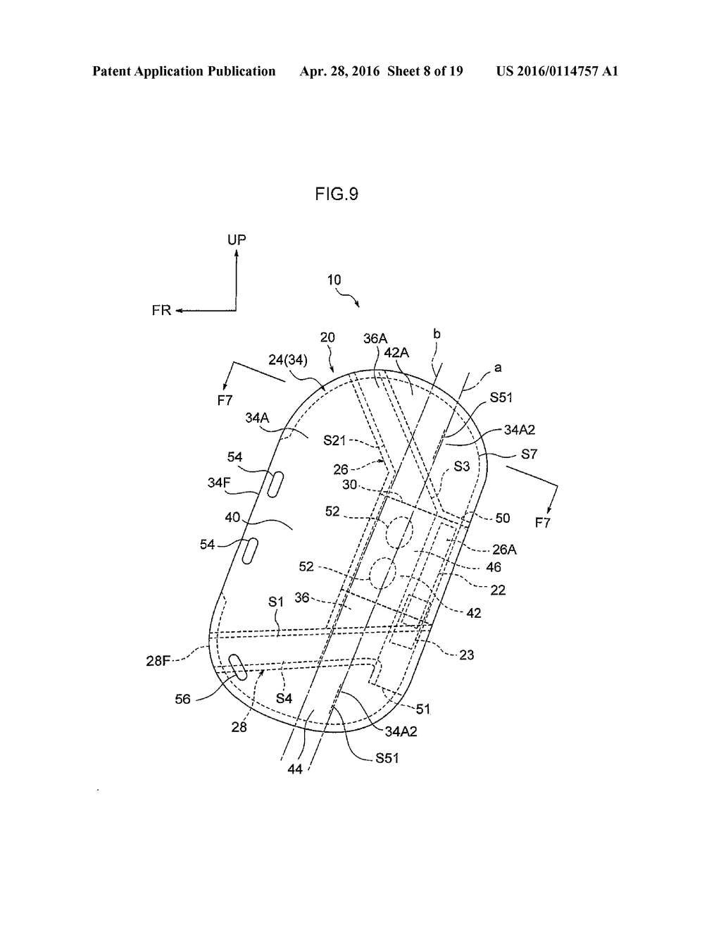 VEHICLE SIDE AIRBAG DEVICE AND MANUFACTURING METHOD OF SIDE AIRBAG - diagram, schematic, and image 09