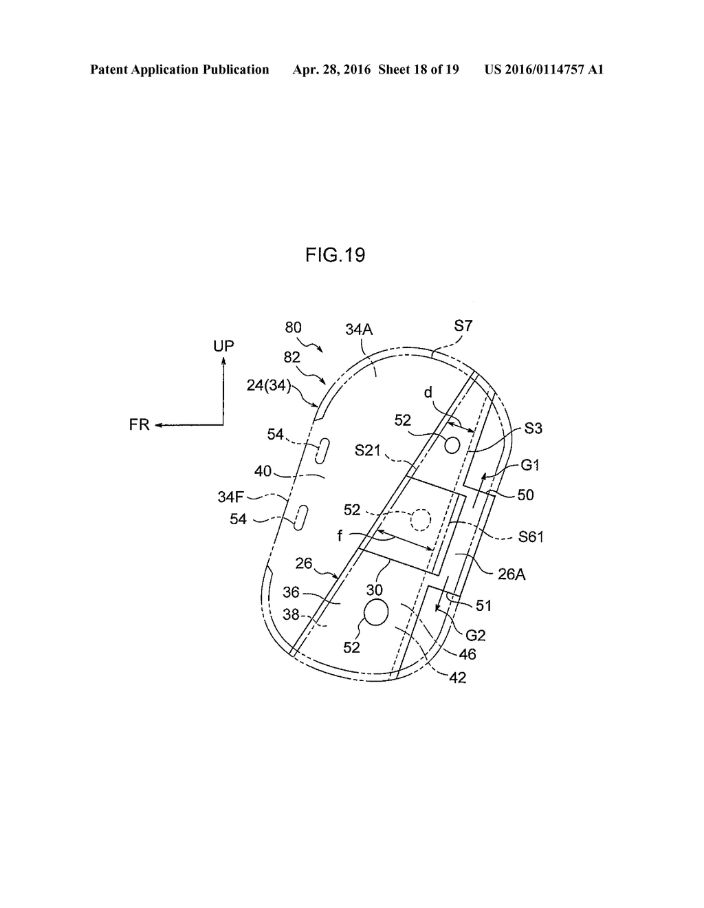 VEHICLE SIDE AIRBAG DEVICE AND MANUFACTURING METHOD OF SIDE AIRBAG - diagram, schematic, and image 19