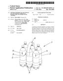 METHOD FOR PRODUCING MULTIPACKS OF CONTAINERS BY ADHESIVELY BONDING THE     CONTAINERS TO ONE ANOTHER diagram and image