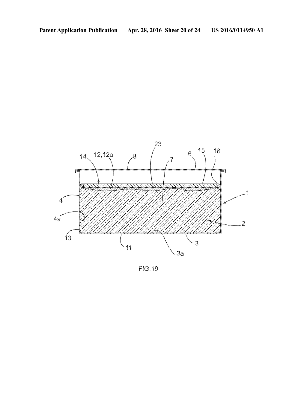 RIGID CONTAINER FOR A FLEXIBLE POUCH FOR HOLDING A BIOPHARMACEUTICAL     FLUID, ASSEMBLY COMPRISING SUCH A FLEXIBE POUCH AND SUCH A CONTAINER, AND     METHOD FOR USING SUCH A CONTAINER - diagram, schematic, and image 21