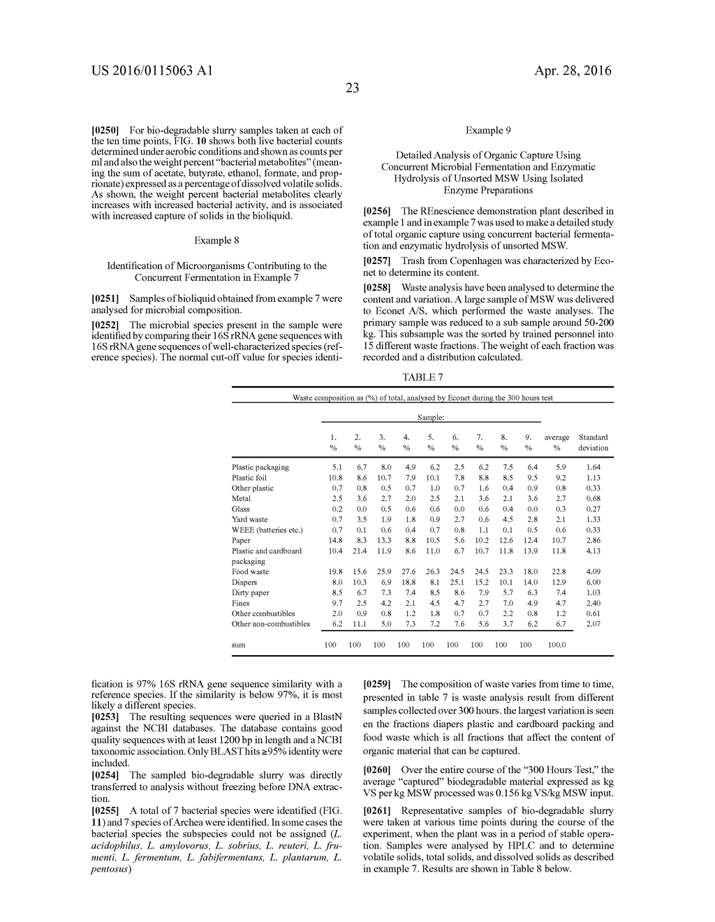 METHODS OF PROCESSING MUNICIPAL SOLID WASTE (MSW) USING MICROBIAL     HYDROLYSIS AND FERMENTATION - diagram, schematic, and image 40