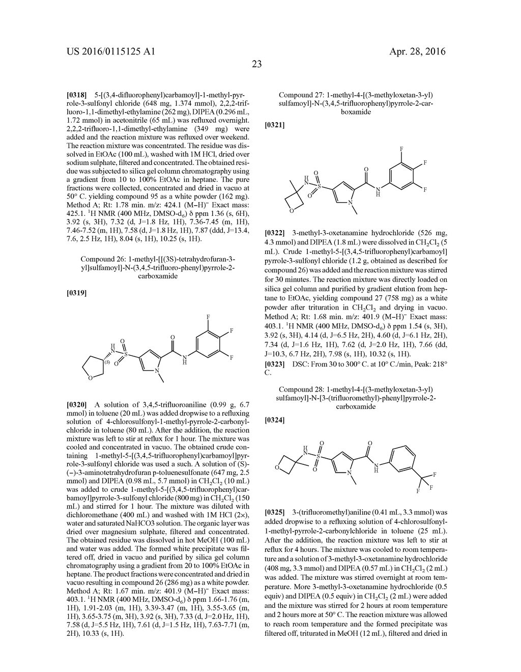 SULPHAMOYLPYRROLAMIDE DERIVATIVES AND THE USE THEREOF AS MEDICAMENTS FOR     THE TREATMENT OF HEPATITIS B - diagram, schematic, and image 24