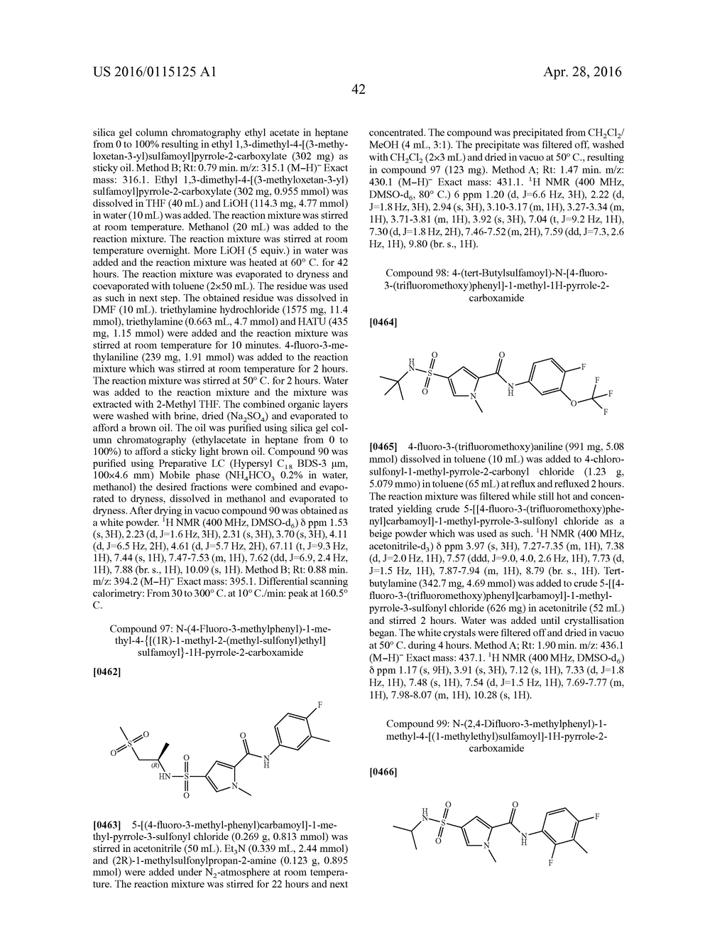 SULPHAMOYLPYRROLAMIDE DERIVATIVES AND THE USE THEREOF AS MEDICAMENTS FOR     THE TREATMENT OF HEPATITIS B - diagram, schematic, and image 43