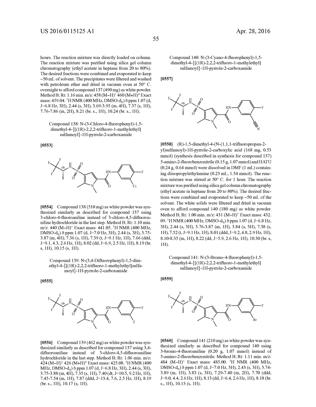 SULPHAMOYLPYRROLAMIDE DERIVATIVES AND THE USE THEREOF AS MEDICAMENTS FOR     THE TREATMENT OF HEPATITIS B - diagram, schematic, and image 56