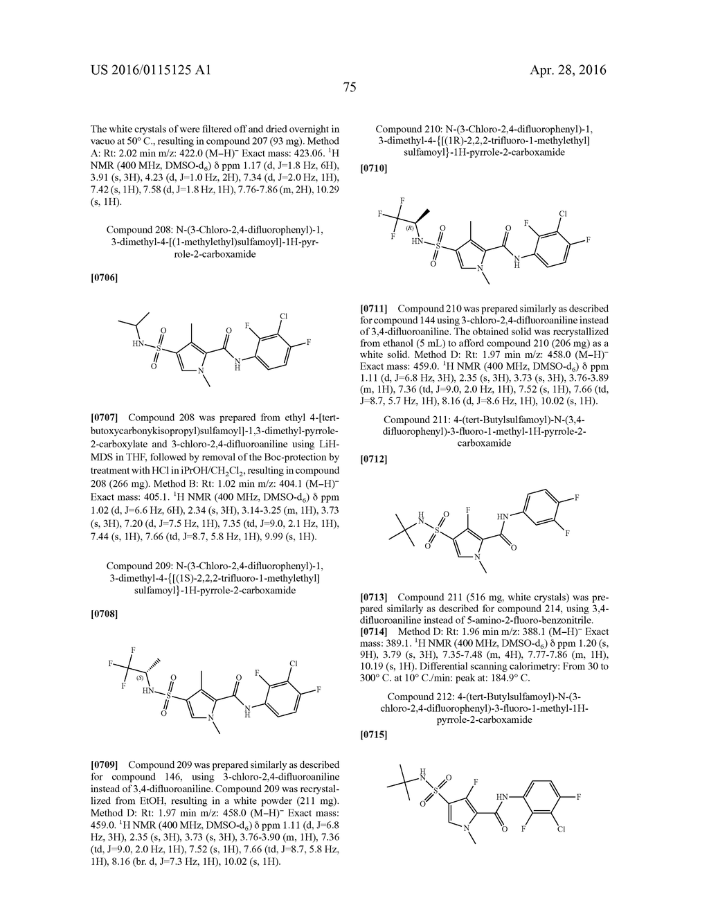 SULPHAMOYLPYRROLAMIDE DERIVATIVES AND THE USE THEREOF AS MEDICAMENTS FOR     THE TREATMENT OF HEPATITIS B - diagram, schematic, and image 76