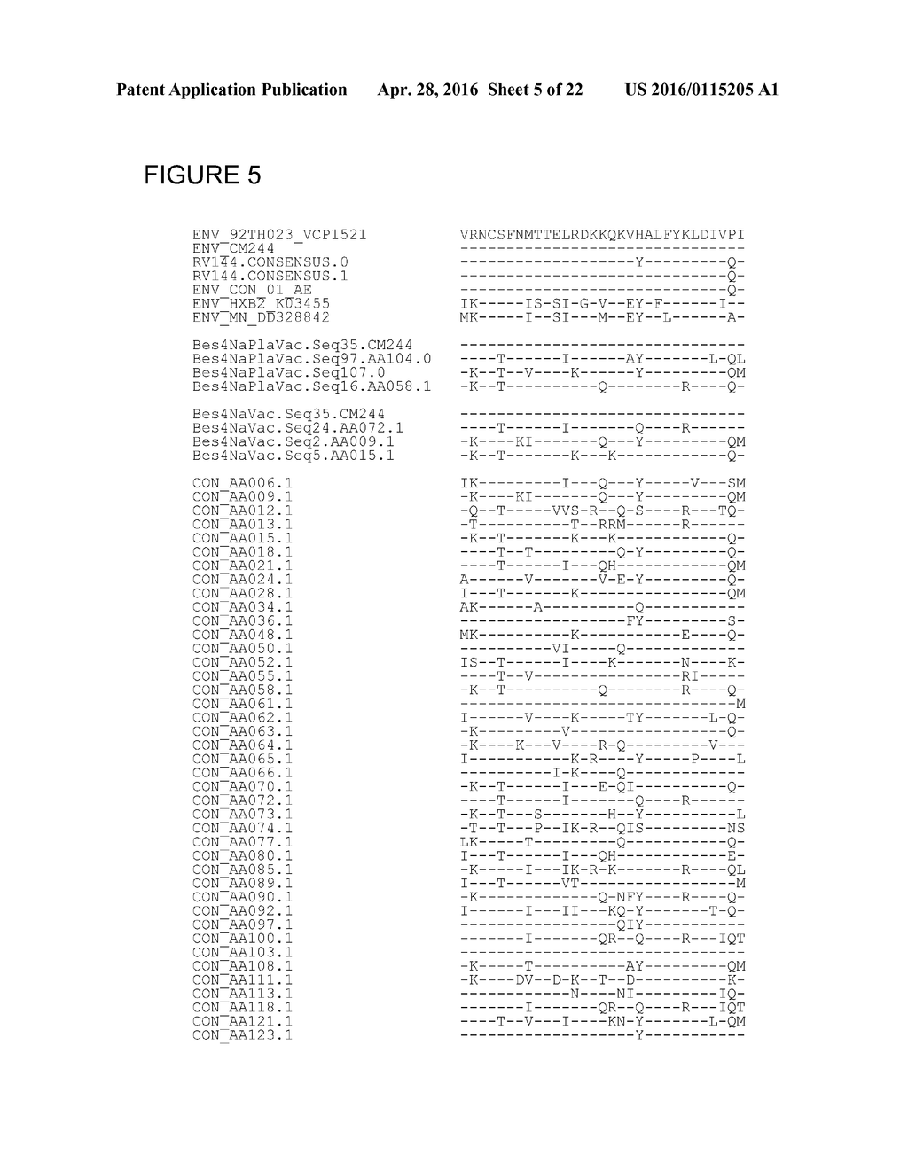 POLYVALENT HIV-1 IMMUNOGEN - diagram, schematic, and image 06