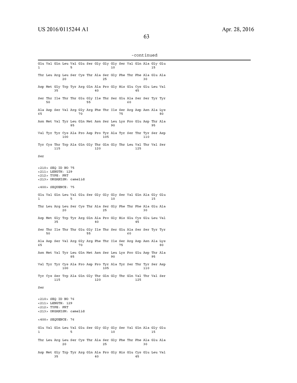 SINGLE DOMAIN ANTIBODIES DIRECTED AGAINST KRAS - diagram, schematic, and image 76