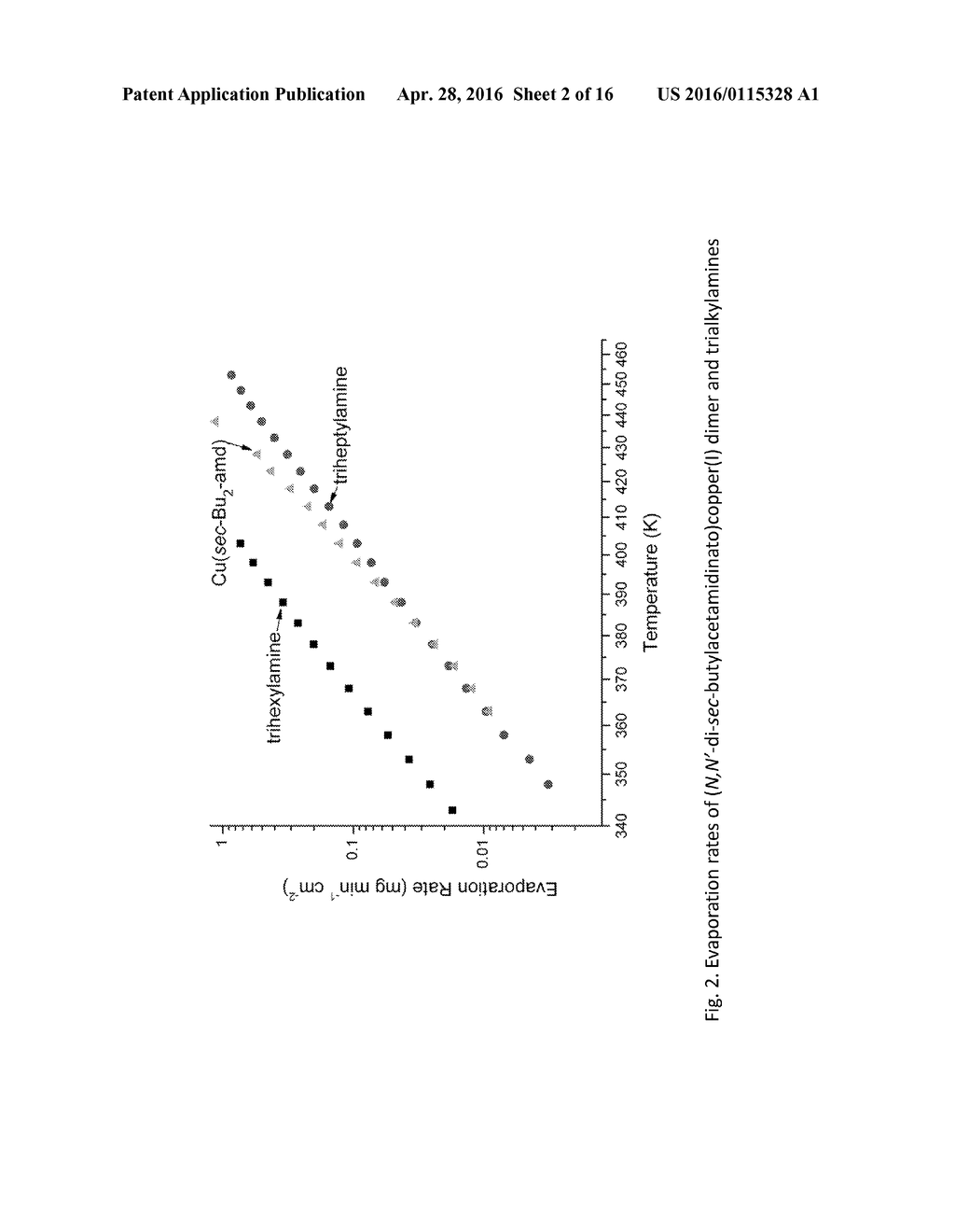 VAPOR SOURCE USING SOLUTIONS OF PRECURSORS IN TERTIARY AMINES - diagram, schematic, and image 03