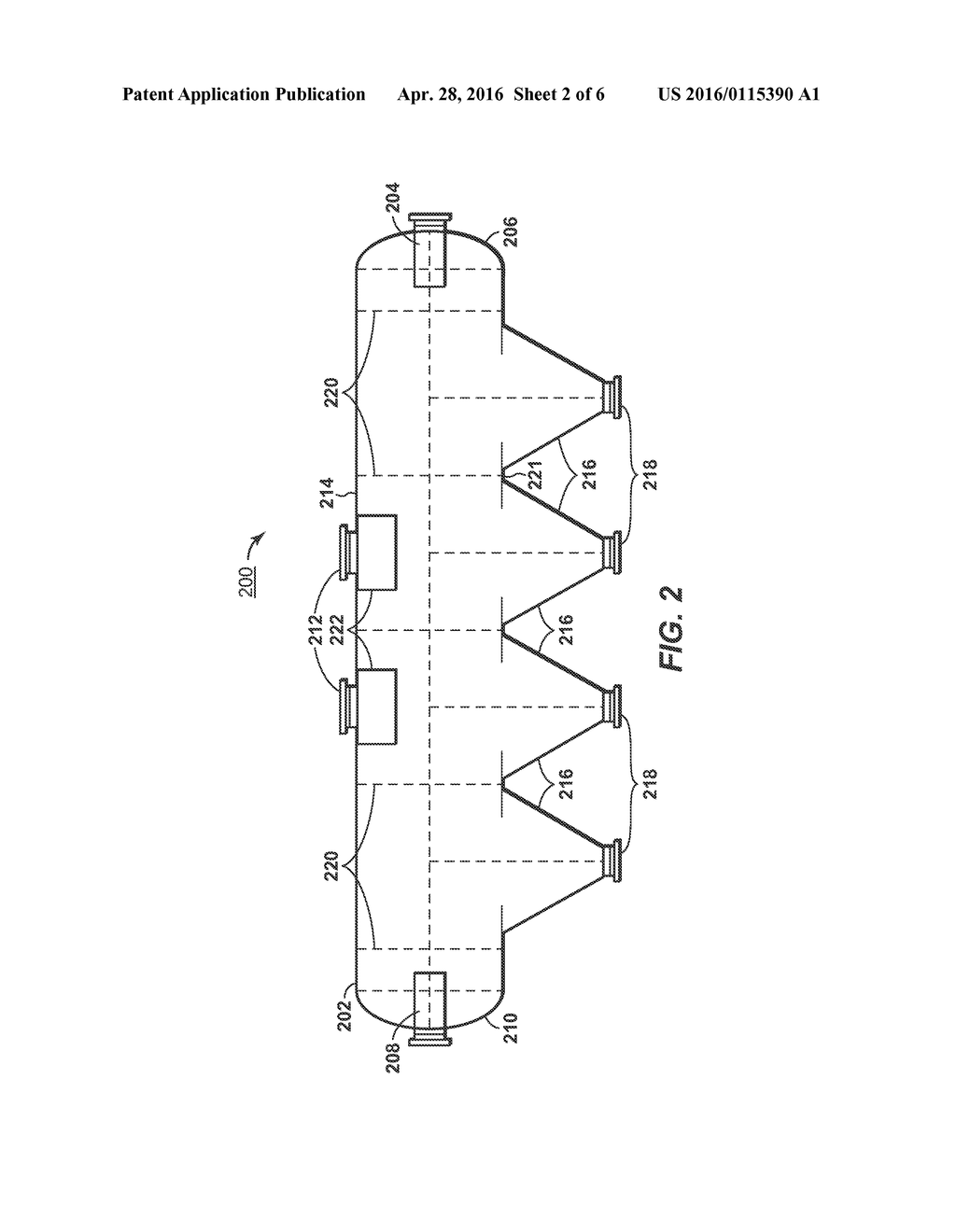 Horizontal-Flow Oil Sands Separator for an Aqueous Extraction Process - diagram, schematic, and image 03